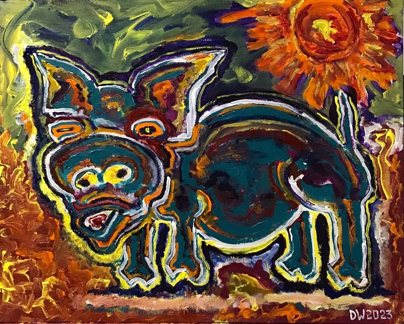 The Hrusha (A Little Happy Pig) or the Portrait of Anthony Corocotta